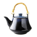 DecorBites™ Blue Ceramic Tea Kettle Set - Porcelain Teaware Set